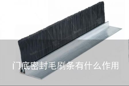 門底密封毛刷條有什么作用