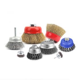 新型耐磨拋光碗型鋼絲刷