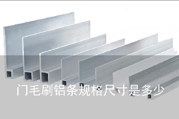 門毛刷鋁條規格尺寸